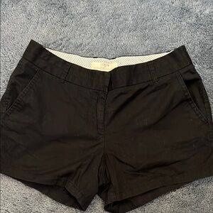 J. Crew Black Chino Shorts